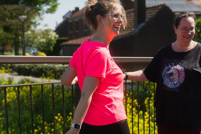Collega’s tijdens een sportieve activiteit